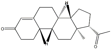 (10α)-Progesterone 结构式