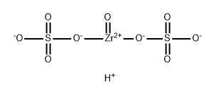 Zirconate(2-), oxobis[sulfato(2-)-O]-, dihydrogen 结构式
