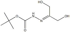 Hydrazinecarboxylic acid, [2-hydroxy-1-(hydroxymethyl)ethylidene]-, 1,1- 结构式