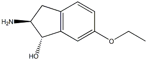 1H-Inden-1-ol,2-amino-6-ethoxy-2,3-dihydro-,(1R,2R)-rel-(9CI) 结构式