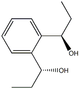 1,2-Benzenedimethanol,-alpha-,-alpha--diethyl-,(-alpha-R,-alpha-R)-(9CI) 结构式