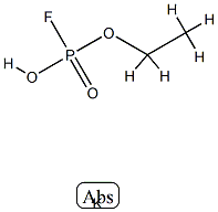 Fluoridophosphoric acid O-ethyl O-potassium salt 结构式