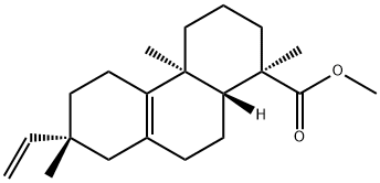 (1R)-7β-Ethenyl-1,2,3,4,4a,5,6,7,8,9,10,10aα-dodecahydro-1,4aβ,7-trimethyl-1α-phenanthrenecarboxylic acid methyl ester 结构式