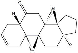 5α-Androst-2-en-6-one 结构式