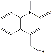 2(1H)-Quinolinone,4-(hydroxymethyl)-1-methyl-(9CI) 结构式