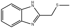 1H-Benzimidazole,2-[(methylthio)methyl]-(9CI) 结构式