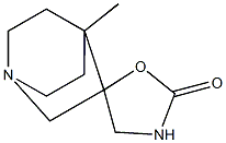 Spiro[1-azabicyclo[2.2.2]octane-3,5-oxazolidin]-2-one, 4-methyl- (9CI) 结构式