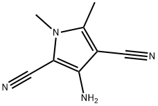 1H-Pyrrole-2,4-dicarbonitrile,3-amino-1,5-dimethyl-(9CI) 结构式