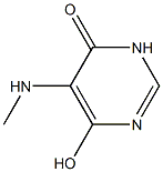 4,6-Pyrimidinediol, 5-(methylamino)- (6CI,7CI,8CI) 结构式