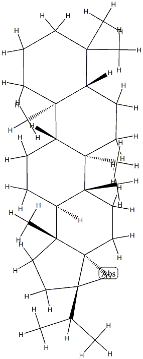 17,21-Epoxyhopane 结构式