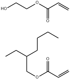 2-丙烯酸-2-乙基己酯与2-丙烯酸-2-羟基乙酯的聚合物 结构式