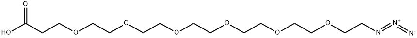 叠氮-六聚乙二醇-羧酸 结构式