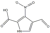 1H-Pyrrole-2-carboxylicacid,4-formyl-3-nitro-(9CI) 结构式