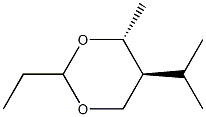 1,3-Dioxane,2-ethyl-4-methyl-5-(1-methylethyl)-,(4R,5S)-rel-(9CI) 结构式