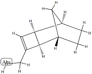 Tricyclo[4.2.1.02,5]non-3-ene-3-methanol, (1R,2S,5S,6S)-rel- (9CI) 结构式