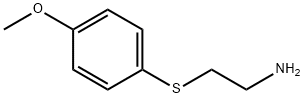 2-[(4-methoxyphenyl)thio]ethanamine(SALTDATA: FREE) 结构式
