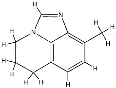 4H-Imidazo[4,5,1-ij]quinoline,5,6-dihydro-9-methyl-(9CI) 结构式