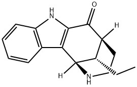 (1R,12S)-12-Ethyl-1,2,3,4,5,7-hexahydro-1β,5β-methano-6H-azocino[4,3-b]indol-6-one 结构式