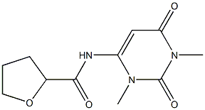 2-Furancarboxamide,tetrahydro-N-(1,2,3,6-tetrahydro-1,3-dimethyl-2,6-dioxo- 结构式