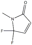 2H-Pyrrol-2-one,5,5-difluoro-1,5-dihydro-1-methyl-(9CI) 结构式