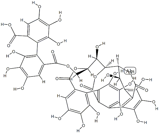 Neovescalagin 结构式