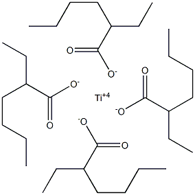 2-乙基己酸钛(异辛酸钛(IV)) 结构式