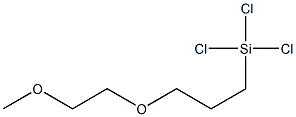 2-甲氧基-聚氧乙烯丙基-三氯硅烷 结构式
