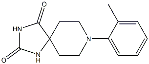 8-(2-MethylPhenyl)-1,3,8-Trizaspirol(4.5)Decane2,4Dione 结构式