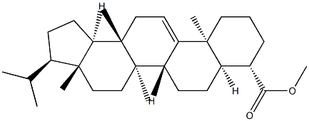 (4S)-D:C-Friedo-B':A'-neogammacer-9(11)-en-24-oic acid 结构式