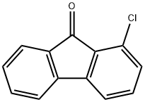 1-CHLORO-9H-FLUOREN-9-ONE 结构式