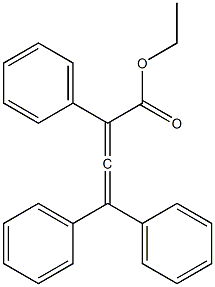 α-(Diphenylvinylidene)benzeneacetic acid ethyl ester 结构式