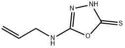 1,3,4-Oxadiazole-2(3H)-thione,5-(2-propenylamino)-(9CI) 结构式