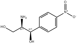 (R*,R*)-(±)-2-amino-1-(p-nitrophenyl)propane-1,3-diol  结构式