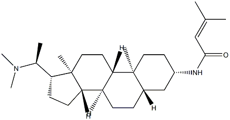 表粉蕊黄杨胺E 结构式