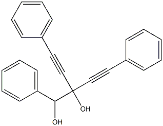 1,4-diphenyl-2-(phenylethynyl)-3-butyne-1,2-diol 结构式