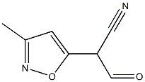 5-Isoxazoleacetonitrile,-alpha--formyl-3-methyl-(9CI) 结构式