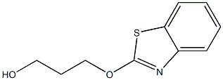 1-Propanol,3-(2-benzothiazolyloxy)-(9CI) 结构式