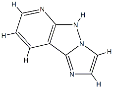 1H-Imidazo[1,2:1,5]pyrazolo[3,4-b]pyridine  (9CI) 结构式