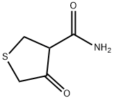 3-Thiophenecarboxamide,tetrahydro-4-oxo-(9CI) 结构式