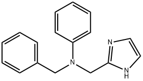 Benzyl-(1H-iMidazol-2-ylMethyl)-phenyl-aMine, N-Benzyl-N-(1H-iMidazol-2-ylMethyl)-aniline 结构式