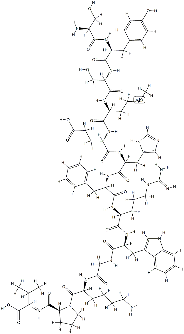 alpha-melanotrophin 结构式