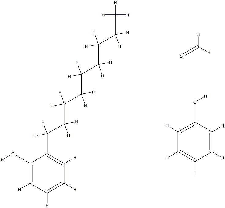 Formaldehyde, polymer with nonylphenol and phenol 结构式