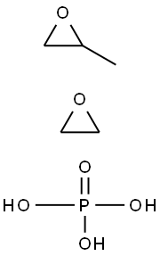甲基环氧乙烷与环氧乙烷磷酸酯的聚合物 结构式
