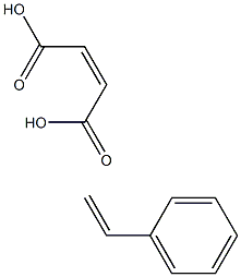 2-丁烯二酸二钠与苯乙烯的聚合物 结构式