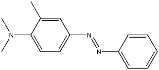 3METHYL4DIMETHYLAMINOAZOBENZENE(3-METHYLISOMER) 结构式