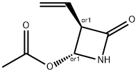 2-Azetidinone,4-(acetyloxy)-3-ethenyl-,(3R,4R)-rel-(9CI) 结构式