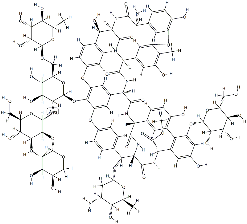 Ristocetin A 结构式