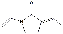 2-Pyrrolidinone,1-ethenyl-3-ethylidene-(9CI) 结构式