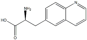 L-Β-(6-喹啉基)-丙氨酸 结构式