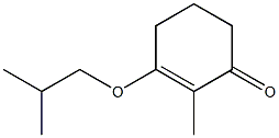 2-Cyclohexen-1-one,2-methyl-3-(2-methylpropoxy)-(9CI) 结构式